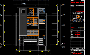 File cad mẫu nhà phố hiện đại (KT+KC+Điện+Nước+Cổng)