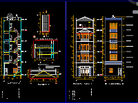 nhà phố 5 tầng 5.37x14.78m,nhà 5 tầng,kiến trúc 5 tầng,nhà phố 5 tầng,Filethietke nhà phố 5 tầng,File cad nhà phố 5 tầng
