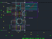 File cad nhà thép 5 tầng 13x20.68m