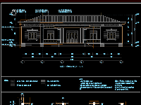 File cad Nhà văn hóa,bản vẽ cad nhà văn hóa,Hồ sơ Nhà văn hóa 9.6x21m,Nhà văn hóa