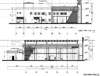File cad nhà xưởng 54.5x46.5m