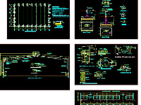 File cad Nhà Xưởng Công Nghiệp kích thước 30x48m