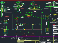 File Cad Nhà Xưởng Khung Zamil Nhịp 23.5M