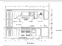 File cad nội thất tủ bếp bằng gỗ kích thước rộng 0.65m cao 2.25m