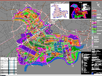 File cad Quy hoạch chung đô thị Tiên Du (Thị trấn Lim và Phụ cận) tỉnh Bắc Ninh đến năm 2035