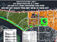 File cad quy hoạch phường Long Phước quận 9