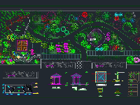 File cad quy hoạch vườn đô thị