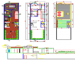 File cad tầng trệt