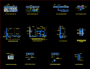 File cad thiết kế Bản vẽ cấp thoát nước