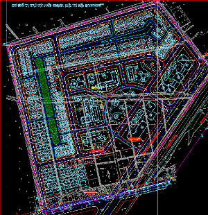 File cad thiết kế Bản vẽ san nền +kè mương