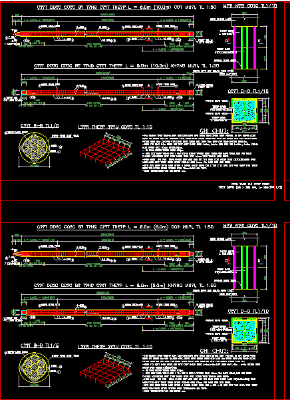 File cad thiết kế bản vẽ thi công cầu trường định-Đà nẵng