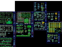 File cad thiết kế chi tiết Nhà Xưởng 57x79.5m