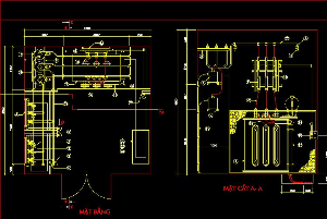 File cad thiết kế chi tiết xây dựng Trạm biến áp