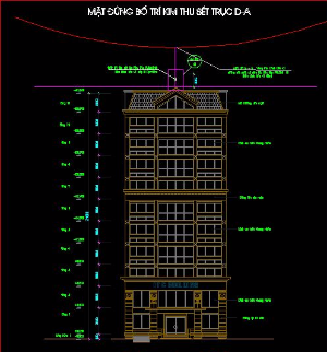 File cad thiết kế điện văn phòng 43C ngô quyền