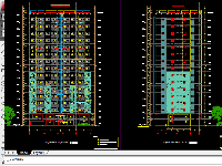 thiết kế chung cư,kiến trúc chung cư,file cad kiến trúc,chung cư 18 tầng,cad chung cư,18 tầng