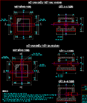 File cad Thiết kế mẫu công trình cấp nước miền núi (full)