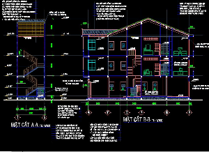 nhà dân 3 tầng,nhà mái ngói 5 x 18m,nhà phố đẹp,nhà phố 3 tầng