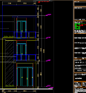 File cad Thiết kế Nhà phố 3 tầng kích thước 5x15m(KT+KC+ĐN + Dự toán)