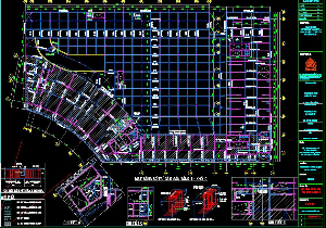 File cad thiết kế thép sàn đầy đủ