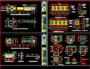 File cad Thư viên Autocad về chi tiết cổng, tường rào