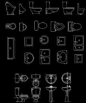 File cad Thư Viện Hình Vẽ Cad – Bếp – Thiết Bị WC