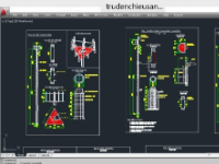 File cad Tổng hợp các loại trụ đèn chiếu sáng, sân vận động, công viên, đường , ngã tư.....