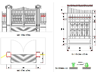 File cad tổng hợp các mẫu cổng hàng rào tường rào trụ sở công ty nhà máy