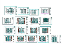 File CAD Tổng hợp một số Mẫu cổng sắt uốn