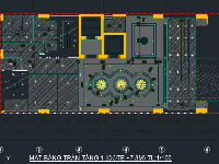 File cad Trần nền Khách sạn 13 tầng (1 tầng hầm) 9x20m