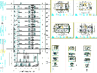 File cad Triển Khai Khách sạn 13 tầng (1 tầng hầm) 9x20m =180m 2