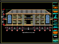 File cad trụ sở làm việc hành chính tỉnh bình phước