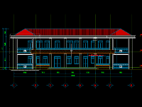 File Cad Trường THCS Tiên Minh (Thiết kế mới trường chuẩn quốc gia) kết cấu, kiến trúc+thuyết minh+dự toán