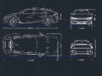 File cad tuyến hình Kia EV6