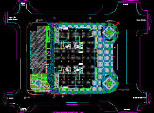 File cad,Bản vẽ,công viên hoàn chỉnh,cấu tạo công viên