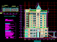 (File cad+Thuyết minh,Dự toán thép + Phối cảnh) Hồ sơ thiết kế trụ sở công ty xổ số Tỉnh Đồng Tháp