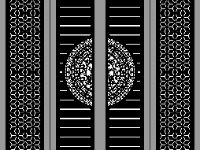 File cắt cnc 2d cổng trống đồng bông tuyết