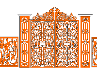 cửa 2 cánh CNC,cửa cổng cắt CNC,File CNC cửa,CNC cửa 2 cánh hàng rào,CNC bộ cổng hàng rào đẹp