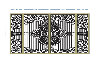 mẫu cnc cổng 4 cánh,file cnc cổng 4 cánh,mẫu cổng 4 cánh