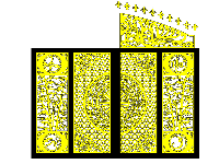 File cắt CNC Mẫu cổng hoa văn sắc nét
