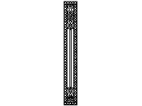 File cắt cnc trụ cổng dxf