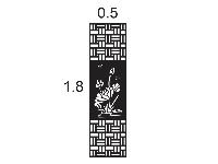 File cắt cnc vách ngăn hoa sen