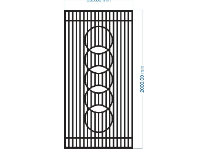 File cắt cnc vách ngăn hoa văn tròn