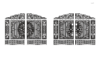 File cnc 2 mẫu cổng 2 cánh mới nhất