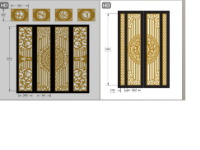 File cnc 2 mẫu cổng thiết kế đẹp nhất 2024