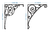 File cnc 2 mẫu ke góc thiết kế đẹp
