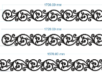 File cnc 3 kích thước mẫu diềm mái kính mới nhất
