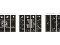 File cnc 3 mẫu cổng 4 cánh hot nhất hiện nay