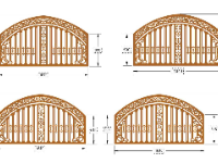 File cnc 4 mẫu hàng rào đẹp