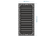 File cnc cổng 1 cánh dxf