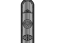 File cnc cổng 1 cánh phụ